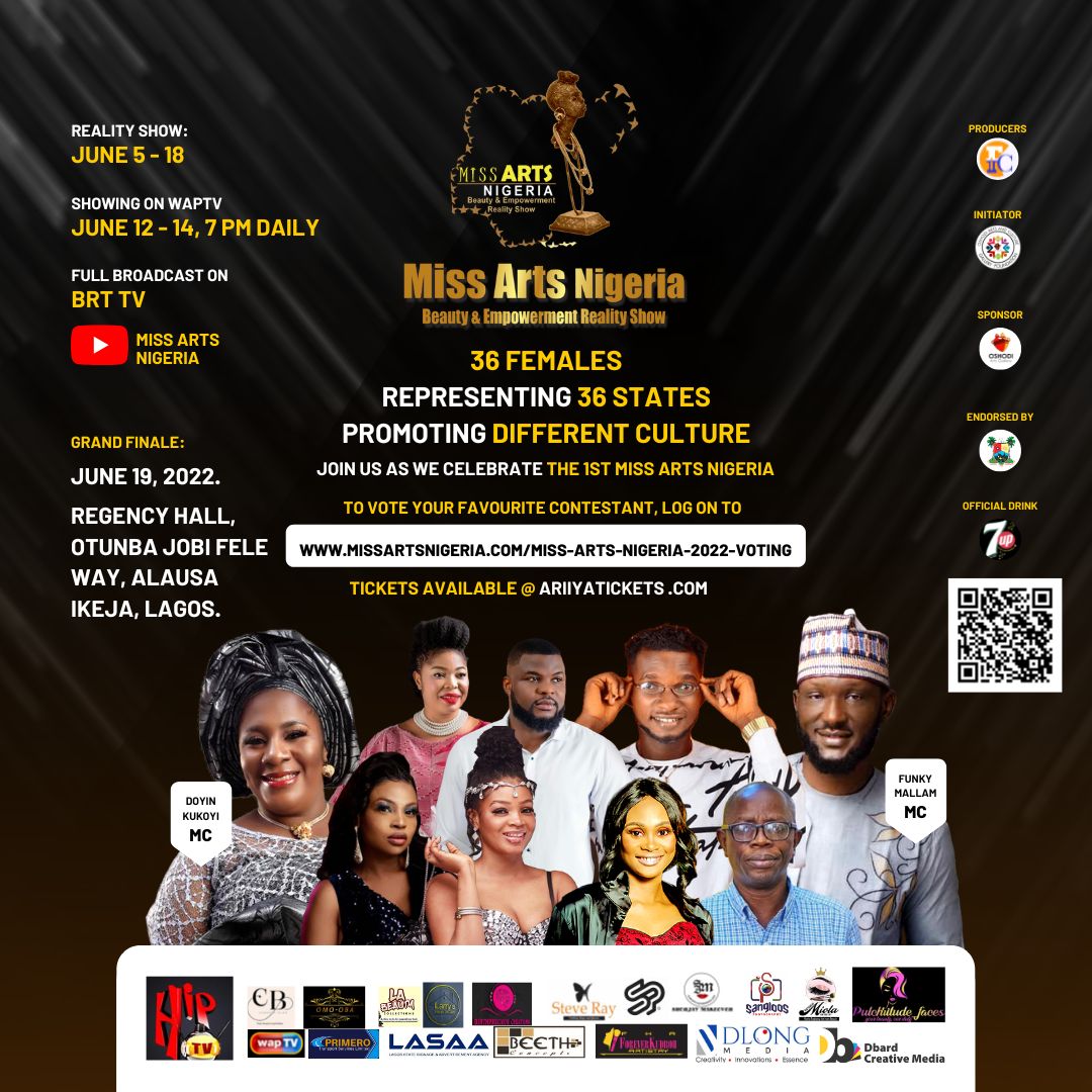 Miss Arts Nigeria Beauty & EMpowerment Reality Show 2022: Grand finale ...