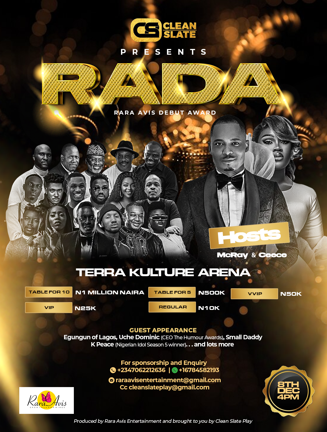 Rara Avis Debut Award (RADA) – Ariiya Tickets